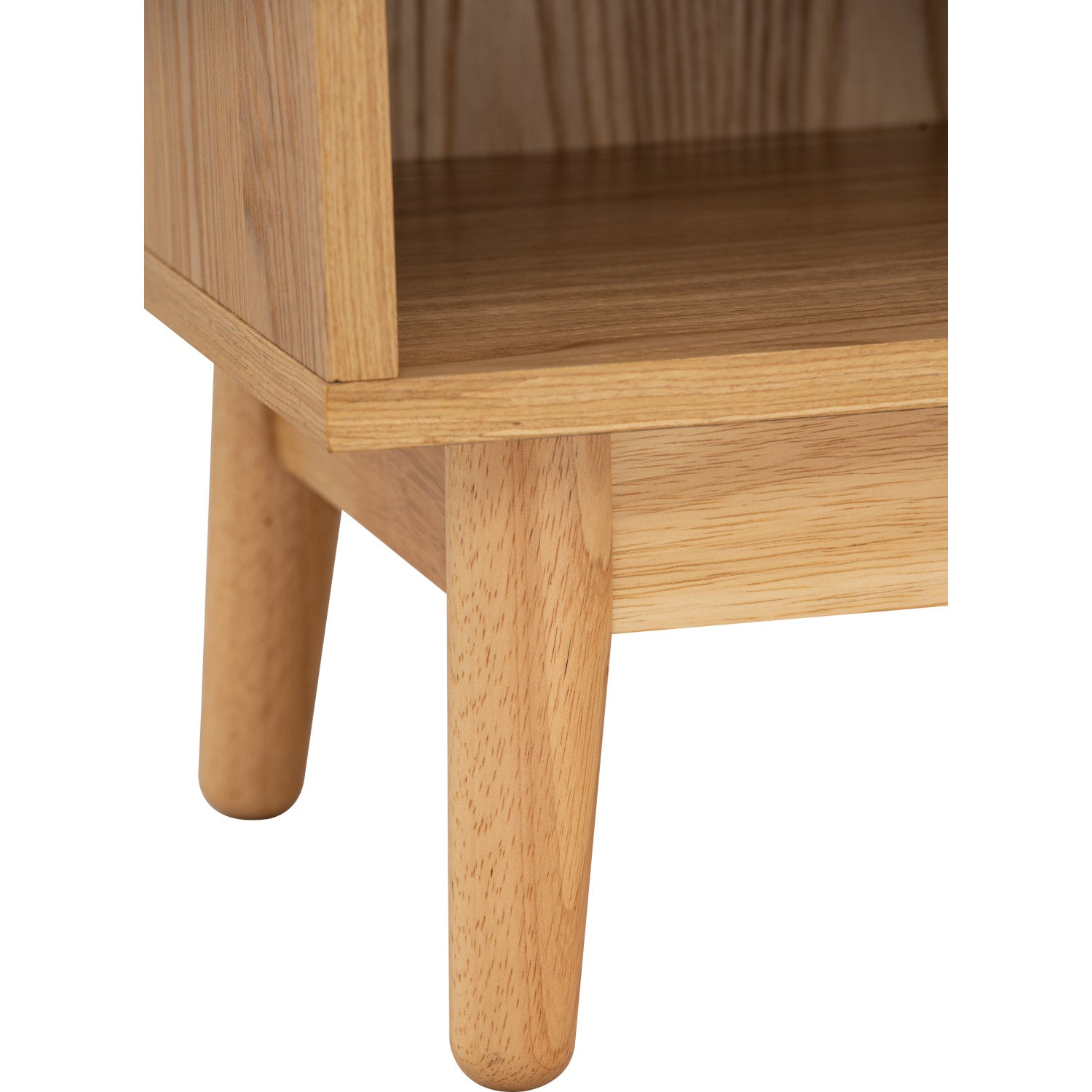 Tenri bedside table with 1 drawer in Natural colour.