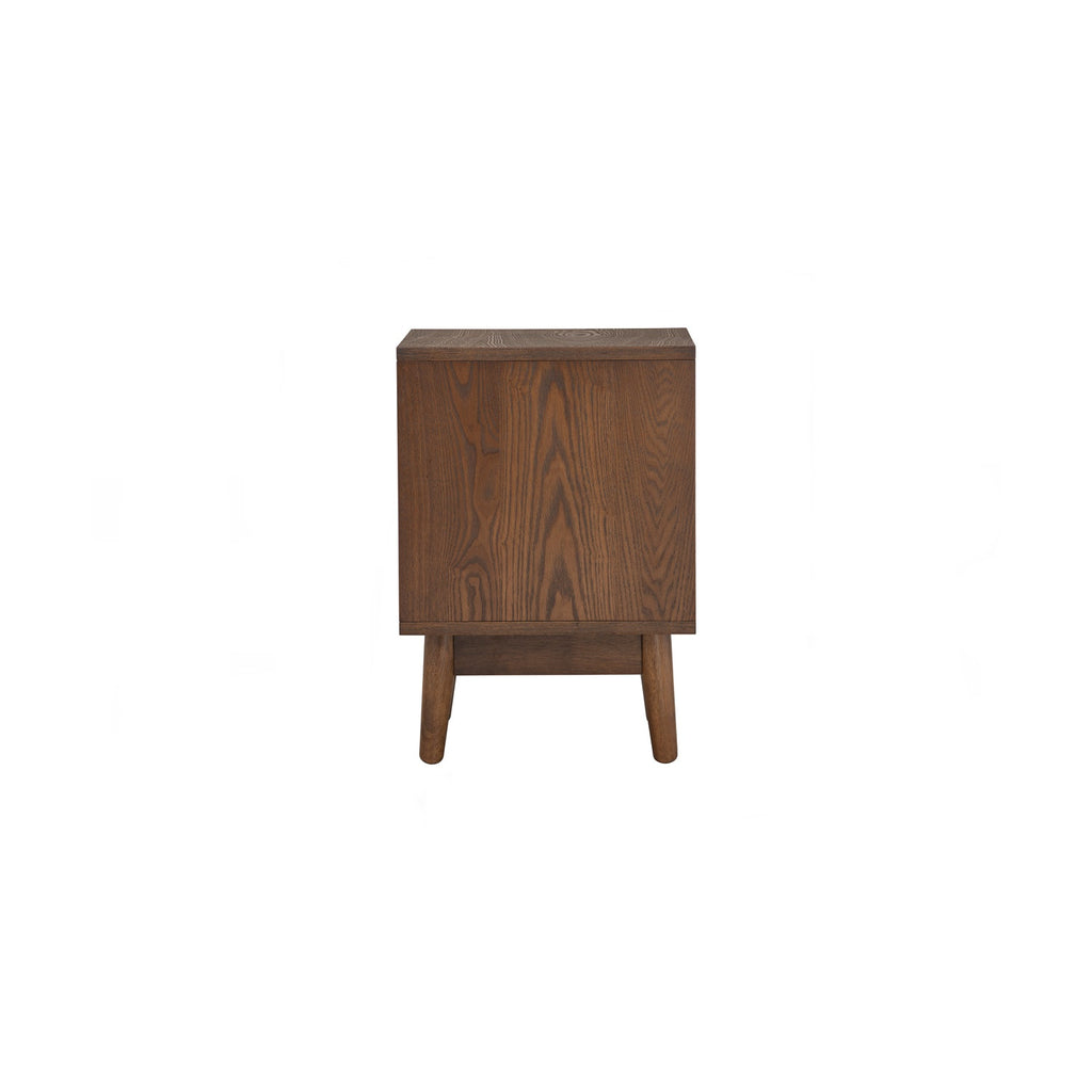 Tenri bedside table with 1 drawer in Cocoa colour