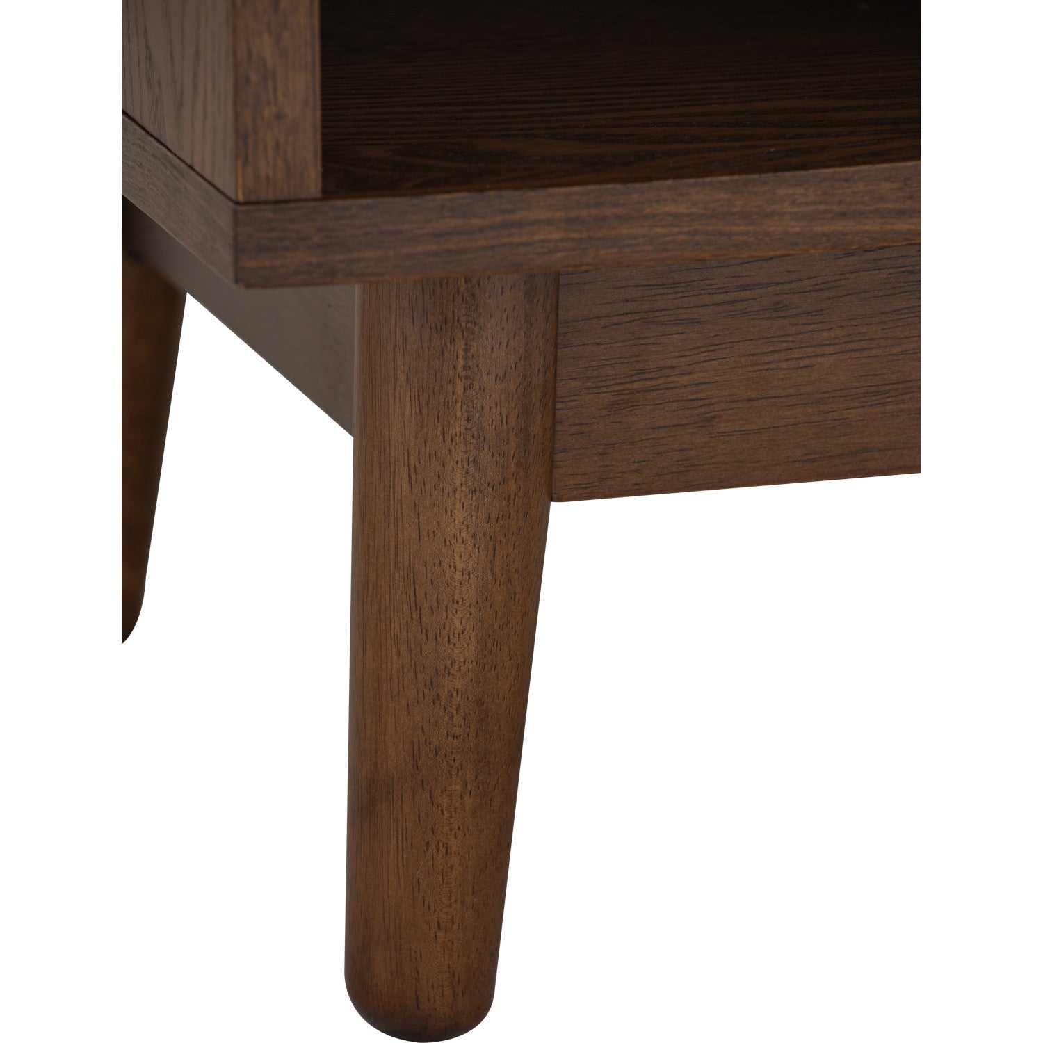 Tenri bedside table with 1 drawer in Cocoa colour