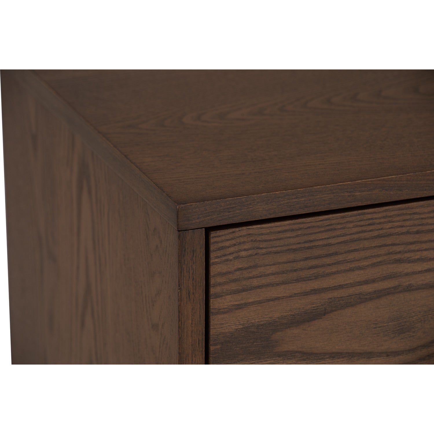 Tenri bedside table with 1 drawer in Cocoa colour