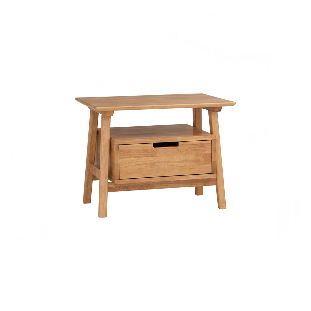 Keva bedside table in Natural colour.