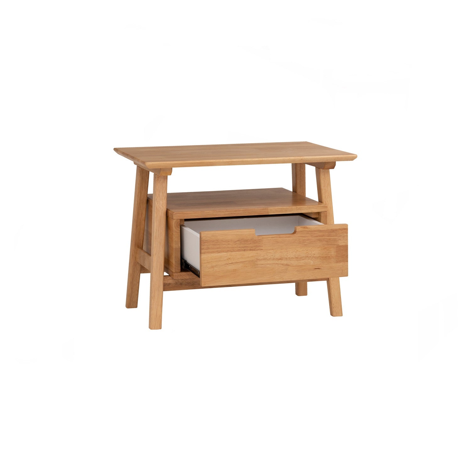 Keva bedside table in Natural colour.