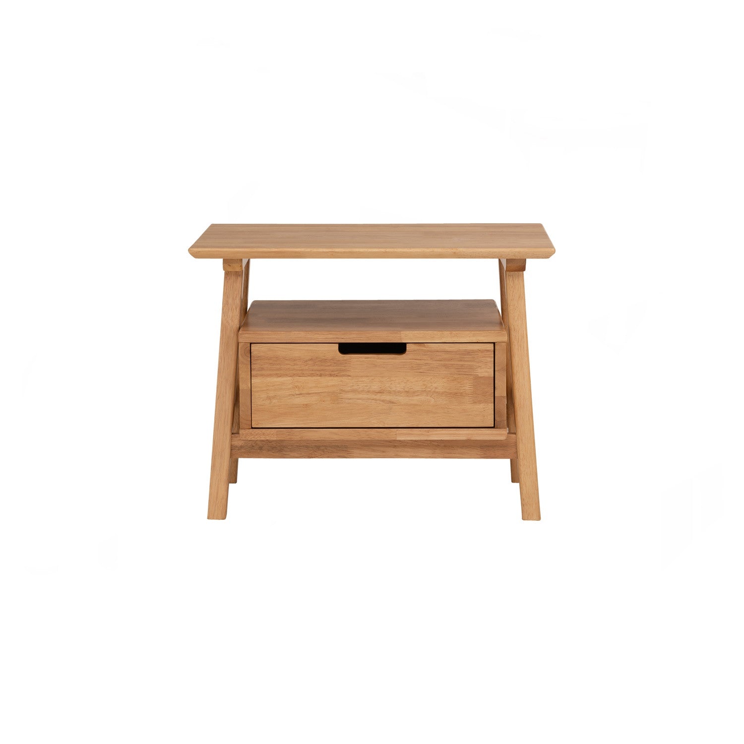 Keva bedside table in Natural colour.