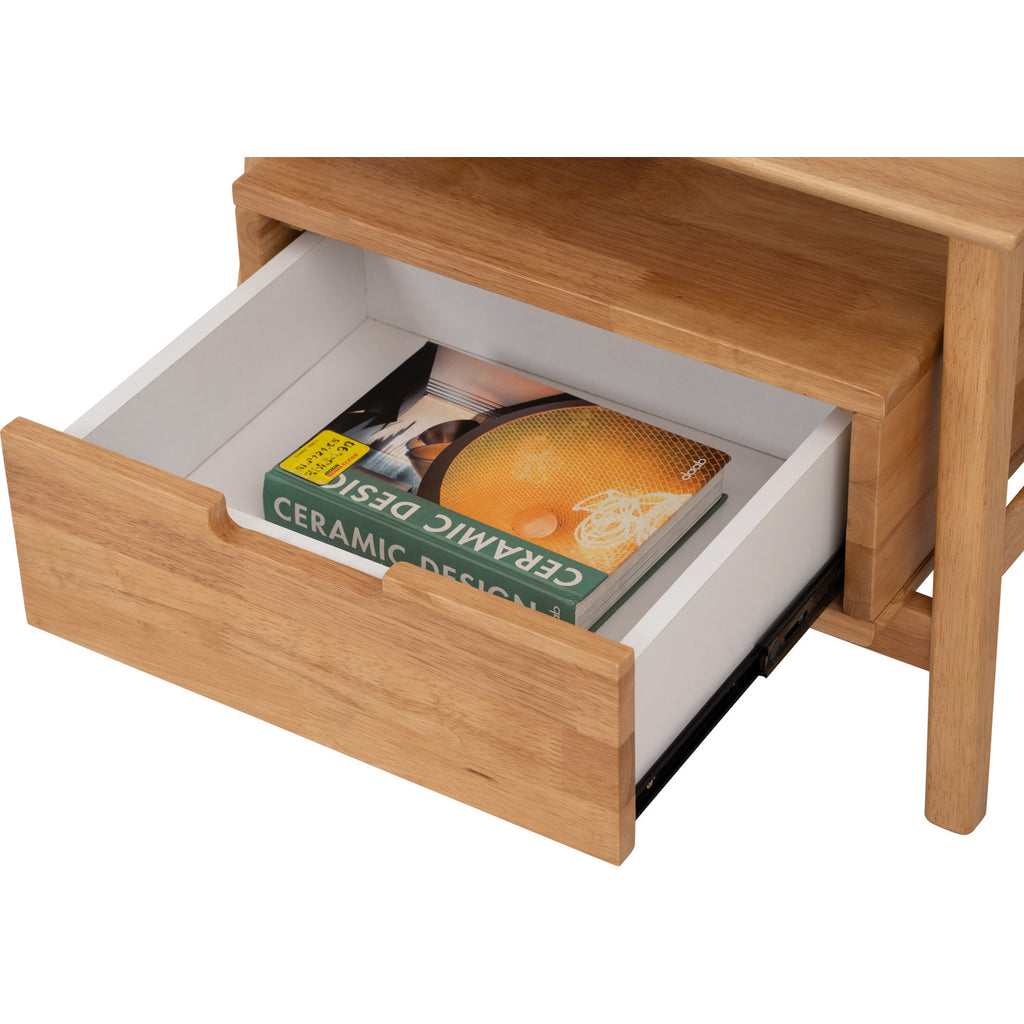 Keva bedside table in Natural colour.