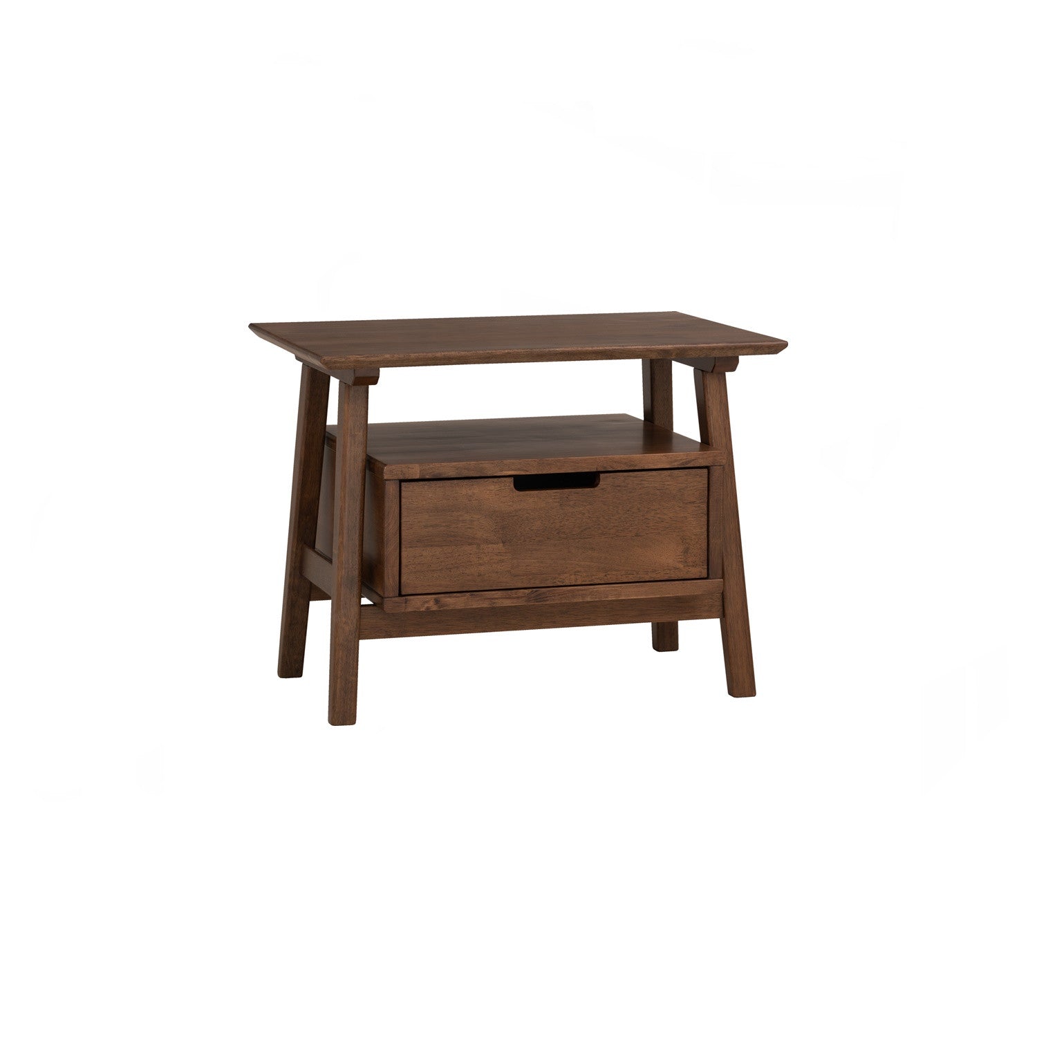 Keva bedside table in Cocoa colour.