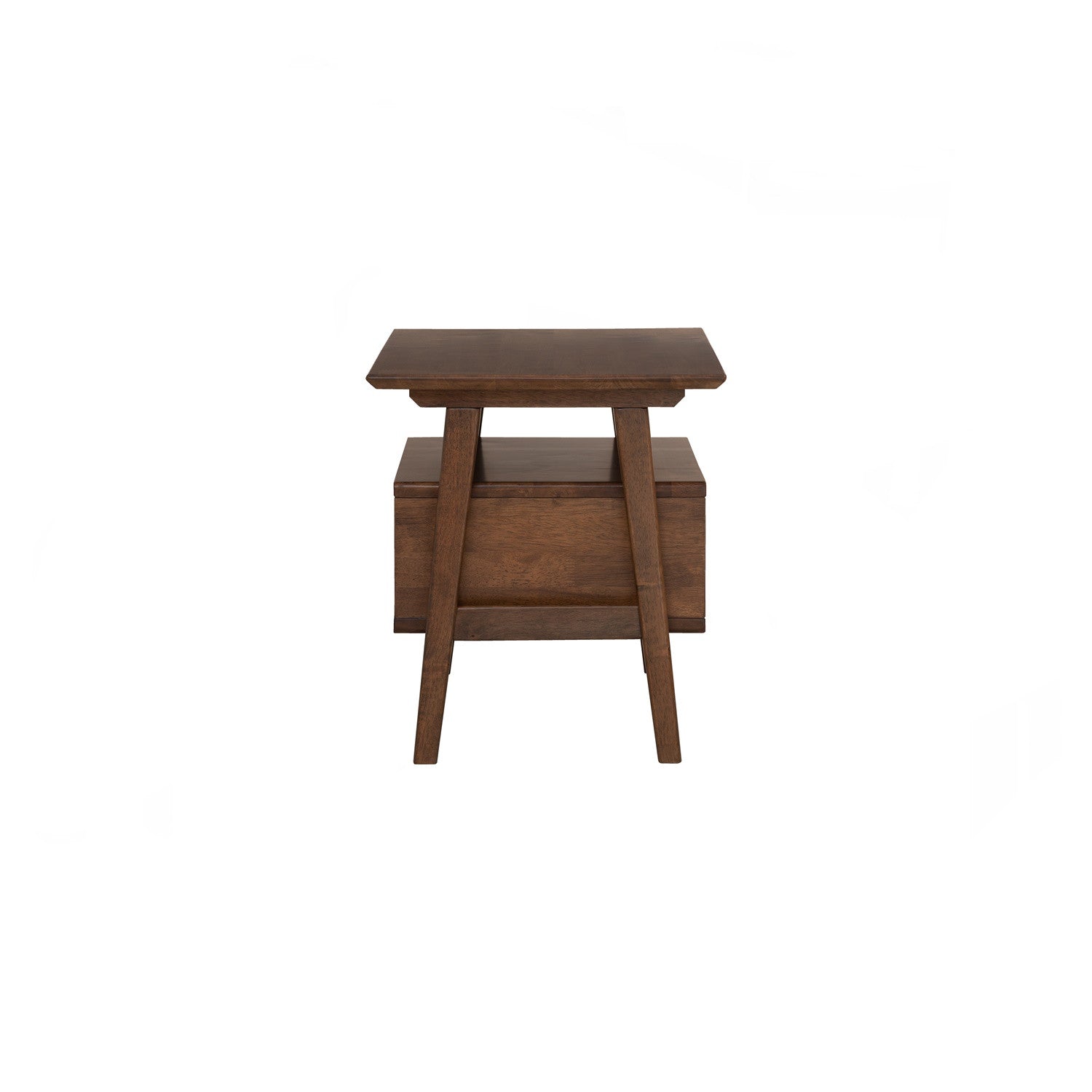 Keva bedside table in Cocoa colour.