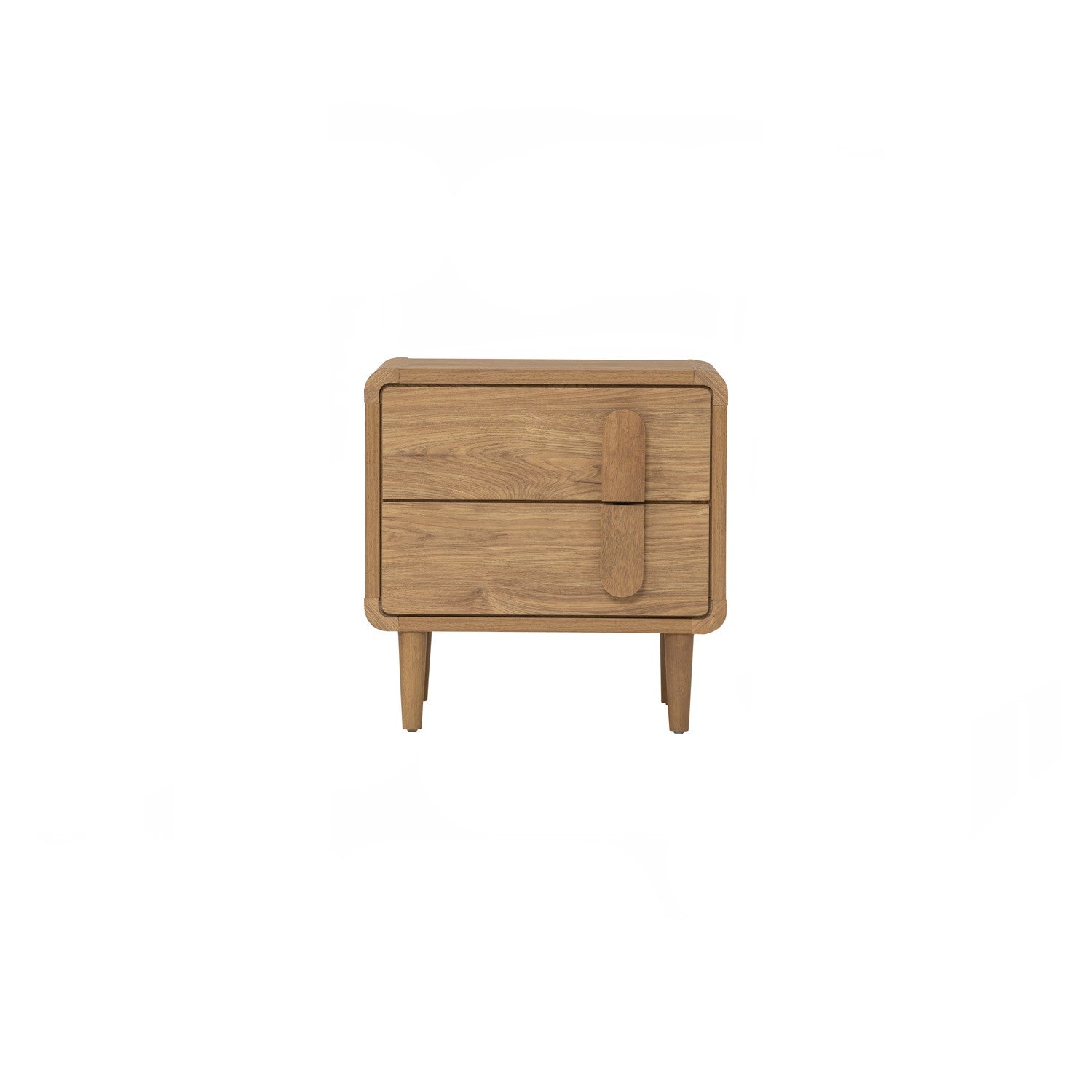 Lome side table in Natural colour leg, Oak colour top.