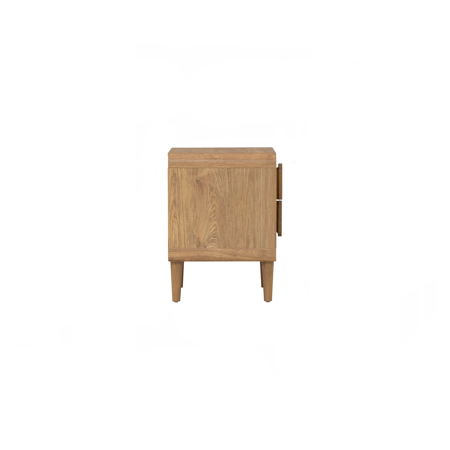Lome side table in Natural colour leg, Oak colour top.