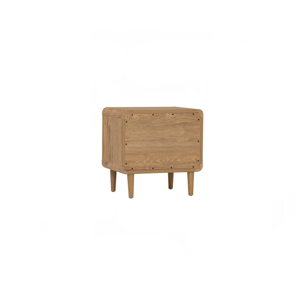 Lome side table in Natural colour leg, Oak colour top.