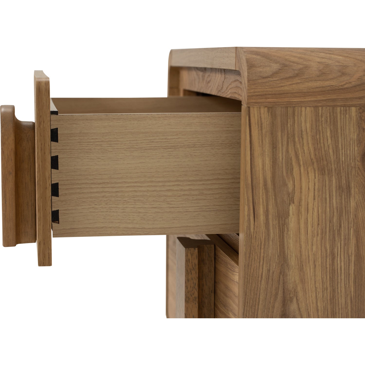 Lome side table in Natural colour leg, Oak colour top.