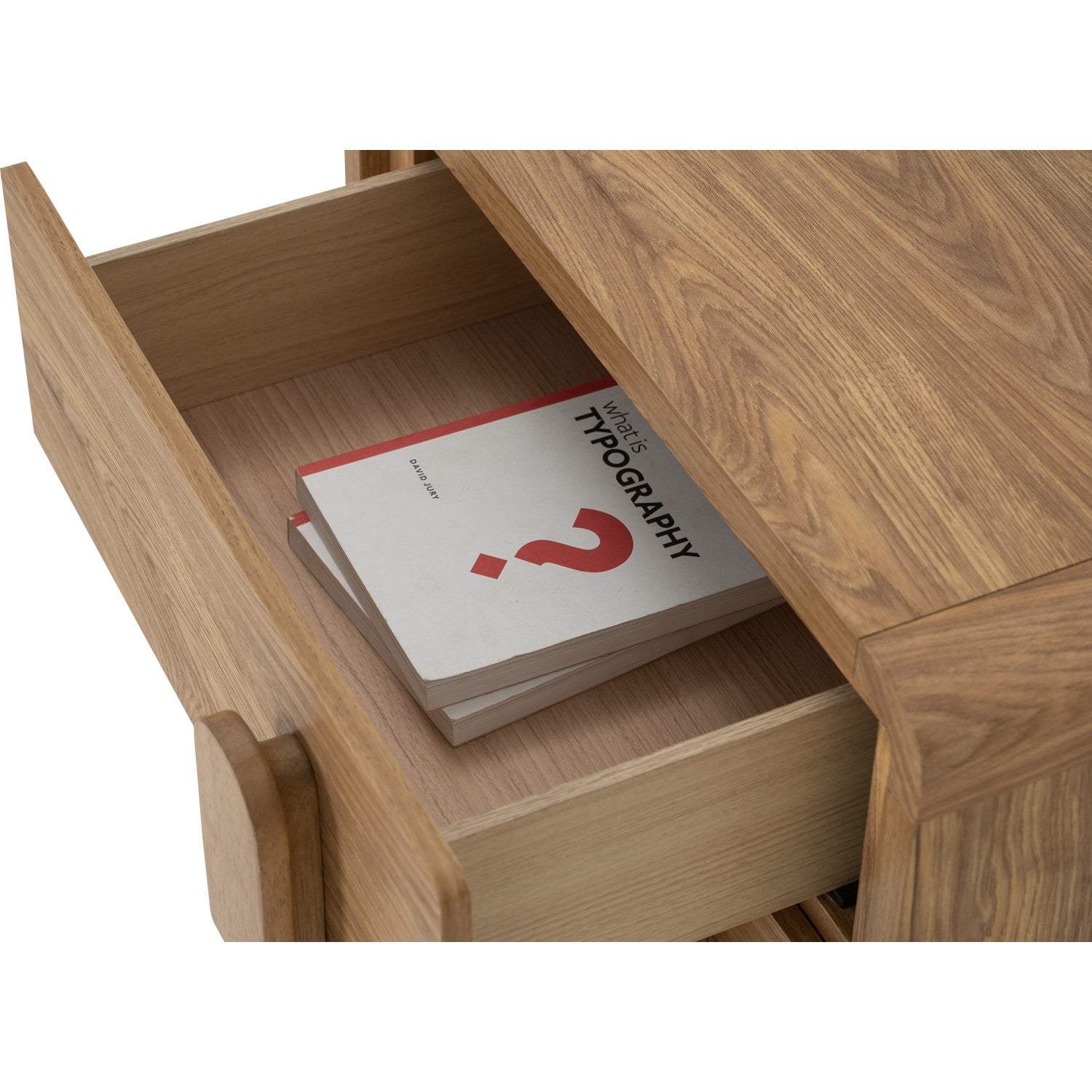 Lome side table in Natural colour leg, Oak colour top.