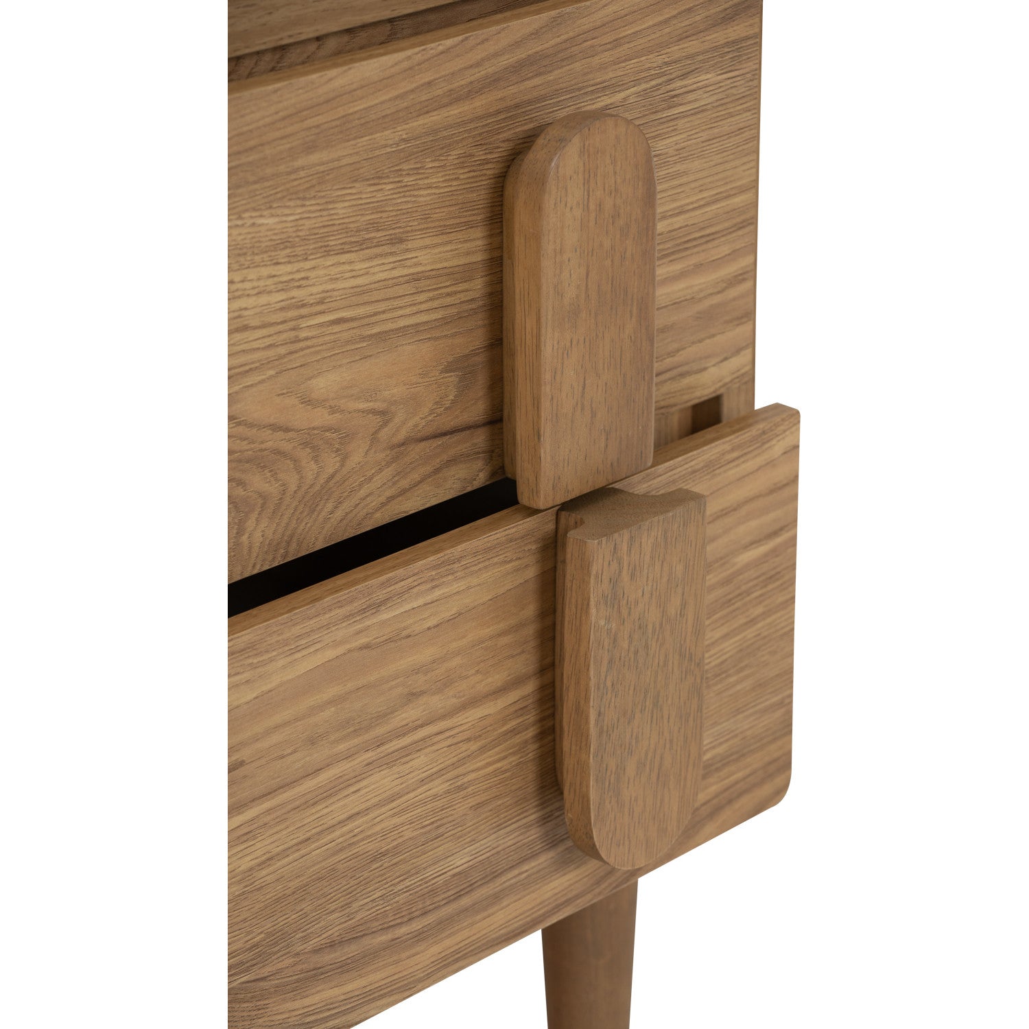 Lome side table in Natural colour leg, Oak colour top.