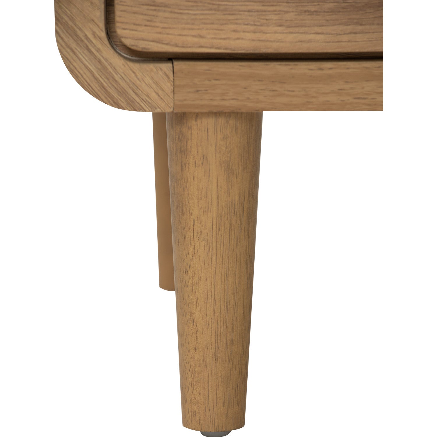 Lome side table in Natural colour leg, Oak colour top.