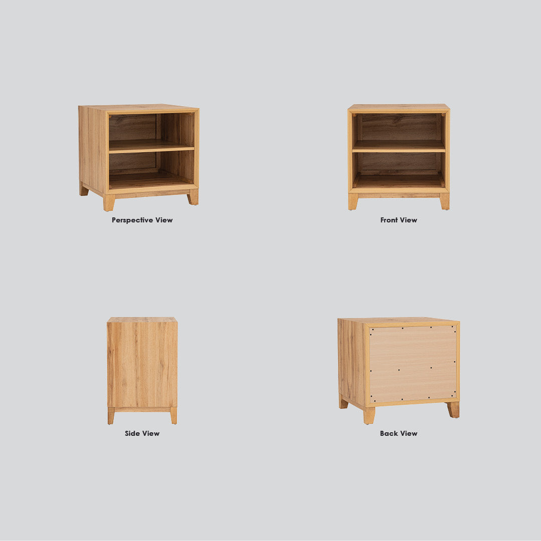 Oregon side table in Wotan Oak colour.