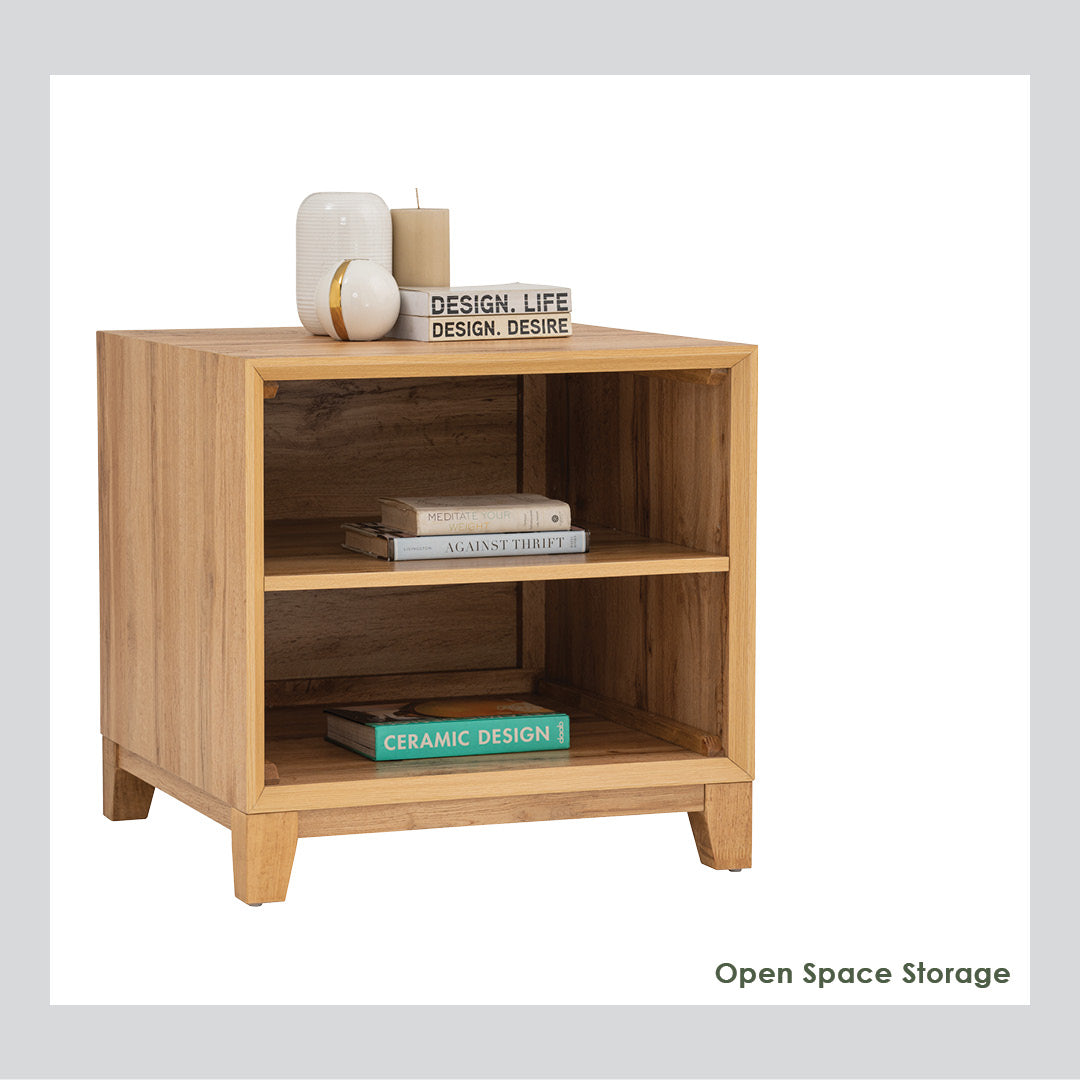 Oregon side table in Wotan Oak colour.