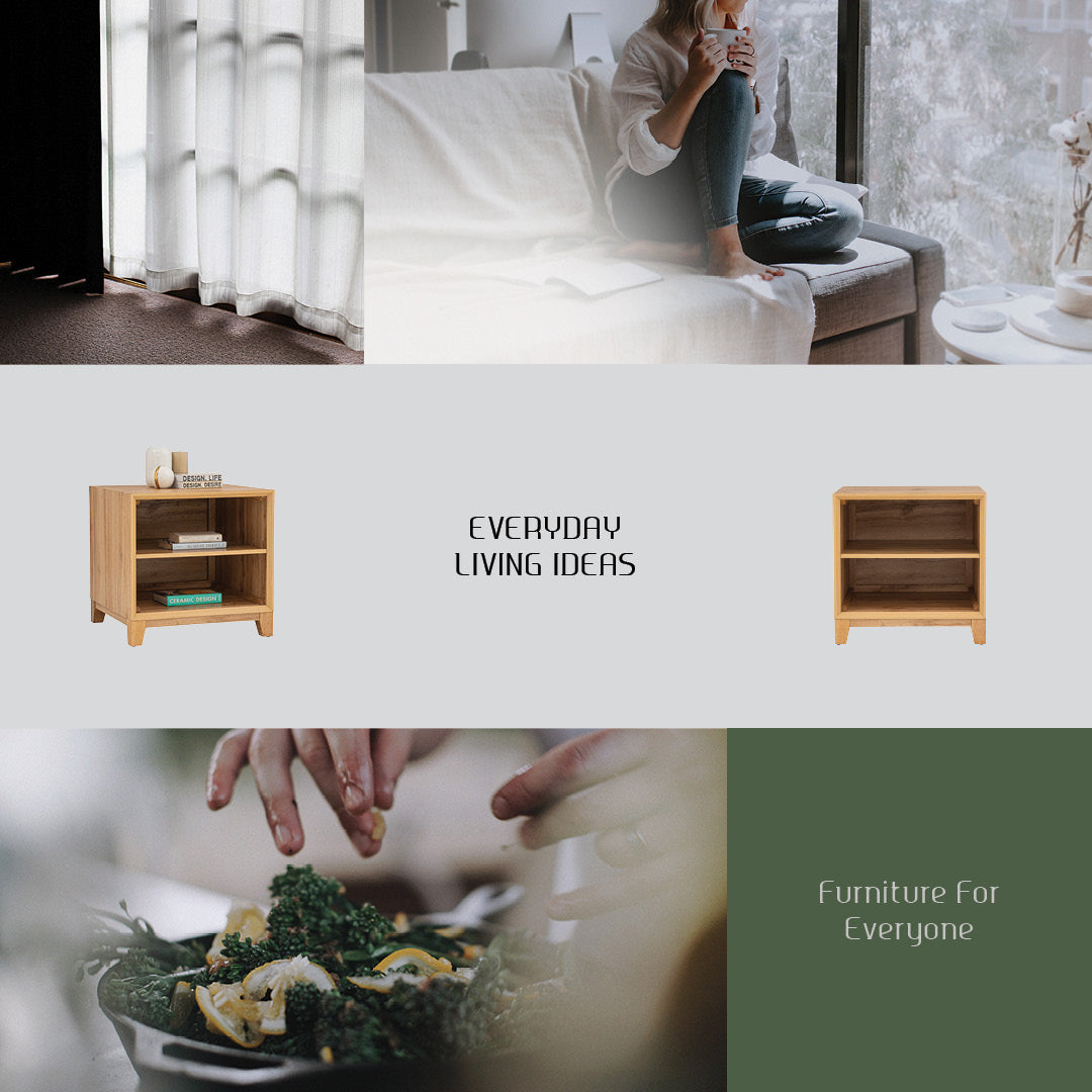 Oregon side table in Wotan Oak colour.