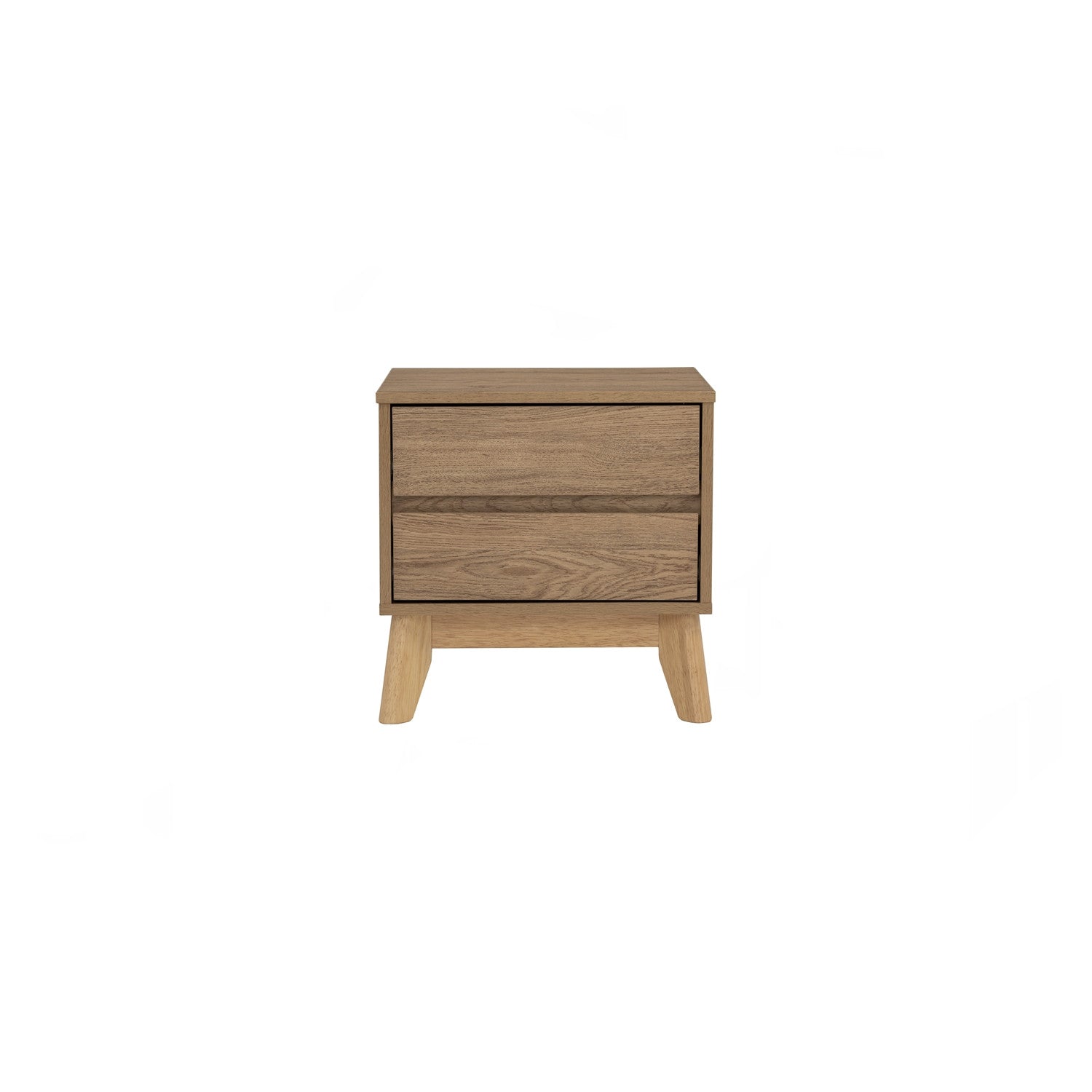 Hirado side table in Natural colour leg, Oak colour top.