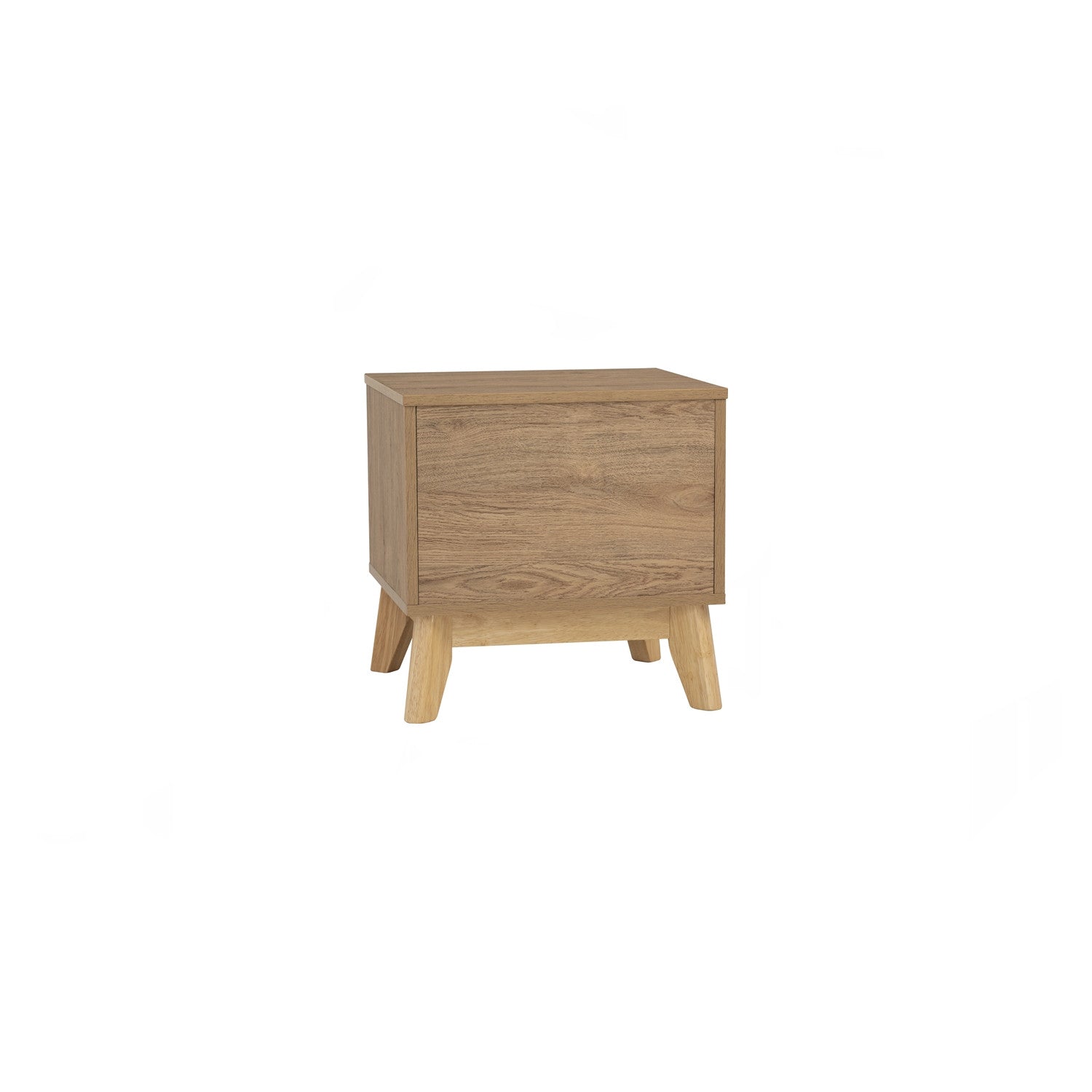 Hirado side table in Natural colour leg, Oak colour top.