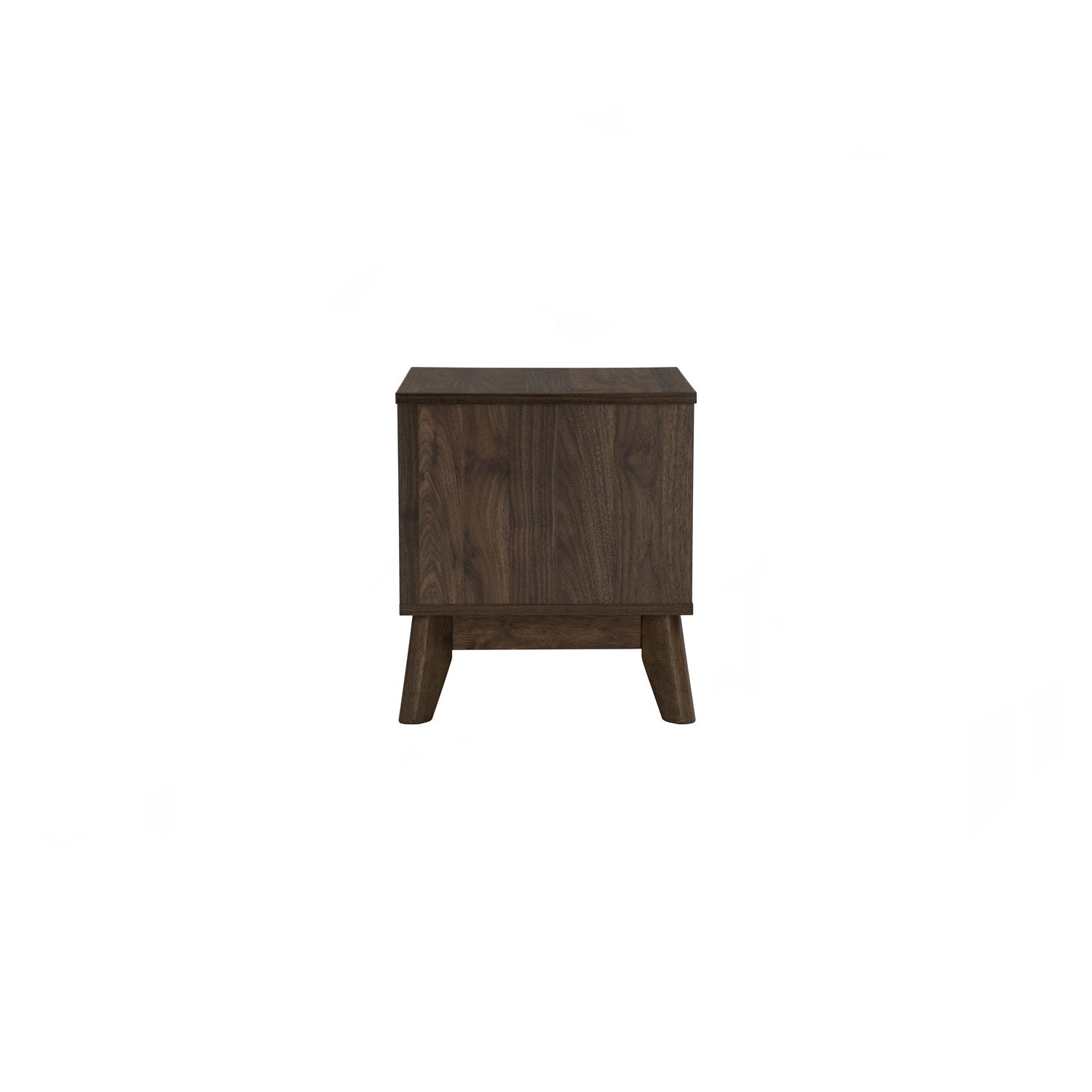 Hirado side table in Cocoa colour leg, Walnut colour top