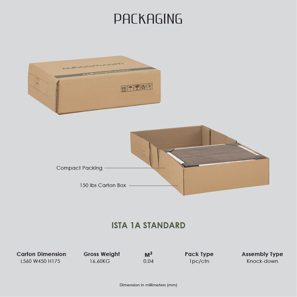 Mando side table in Oak colour leg, White colour top (MB paper).