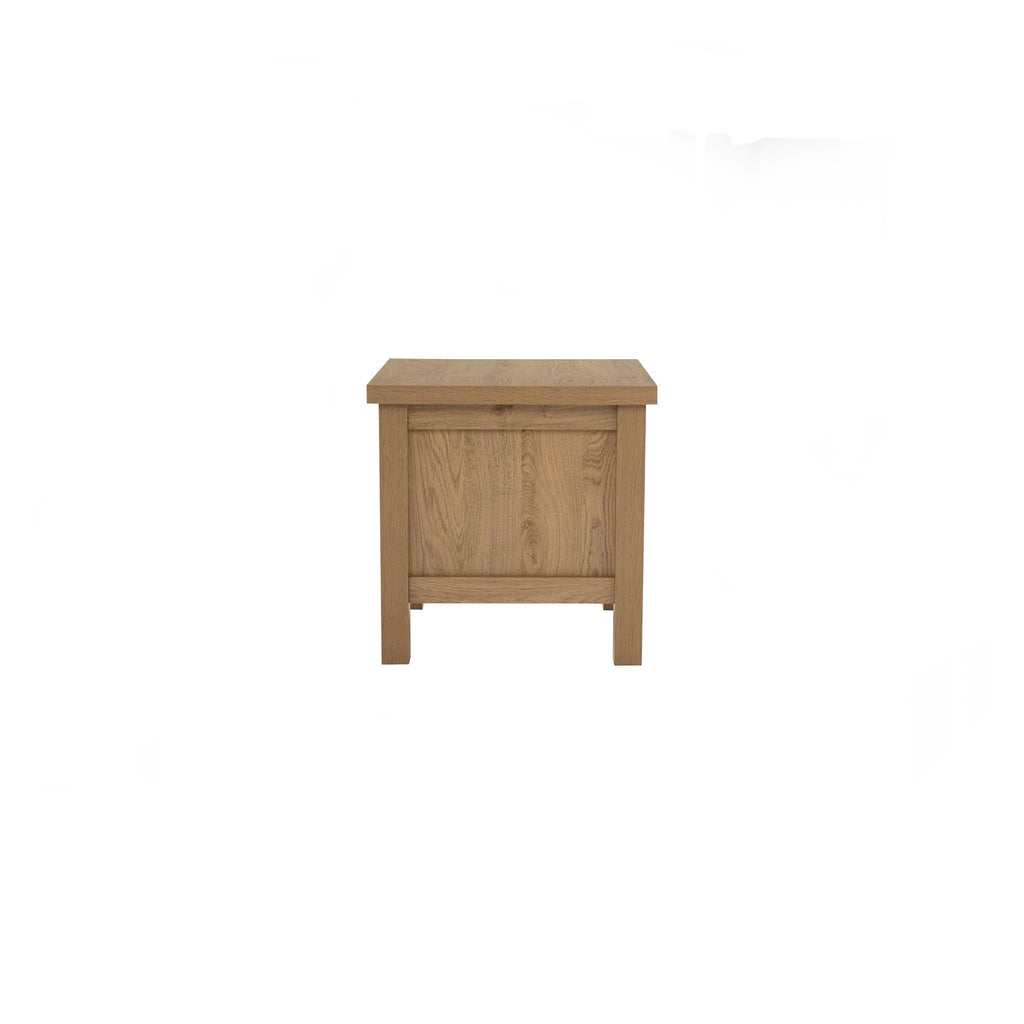Rhodes side table in Oak colour