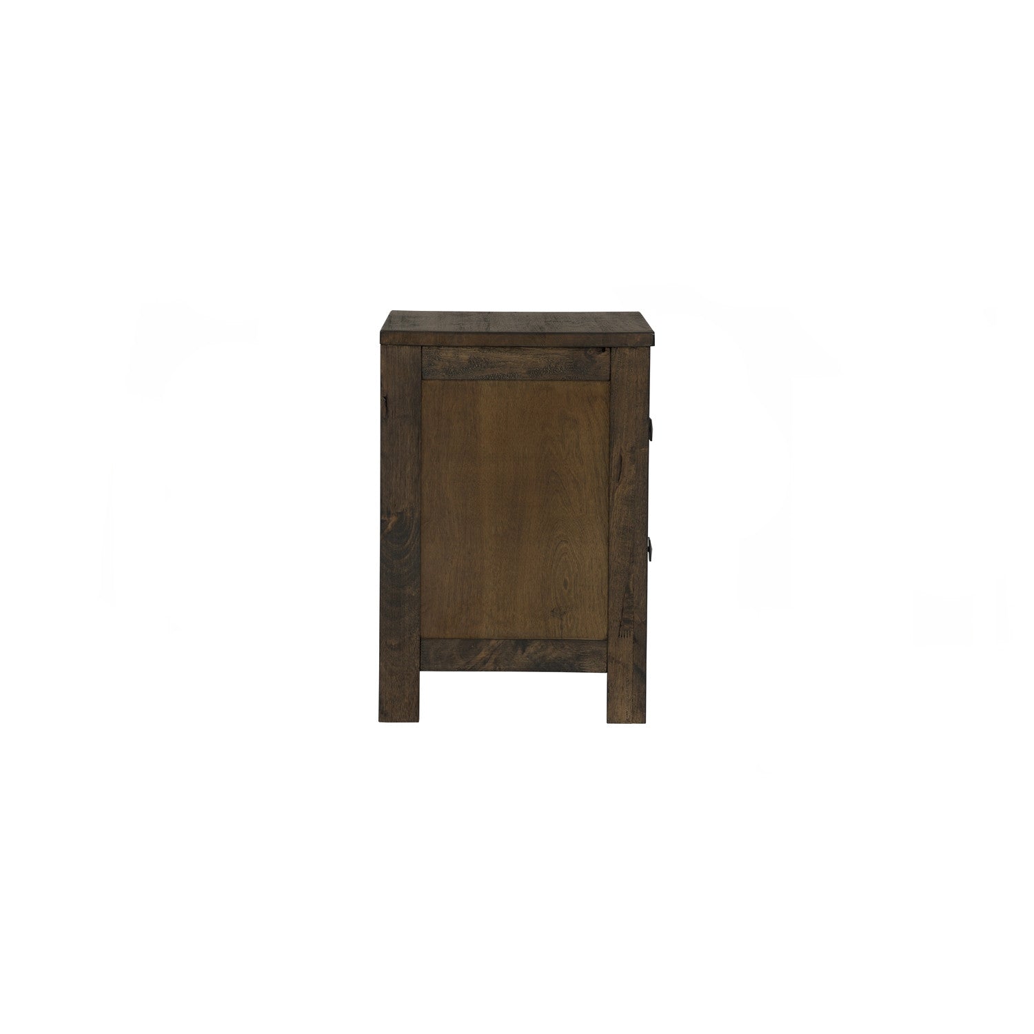 Leyton Bedside Table with 2 drawer in Rustic Cocoa colour.