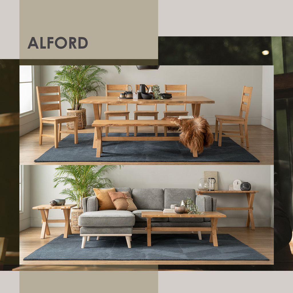 Alford Side Table in Light Tennessee Walnut colour.