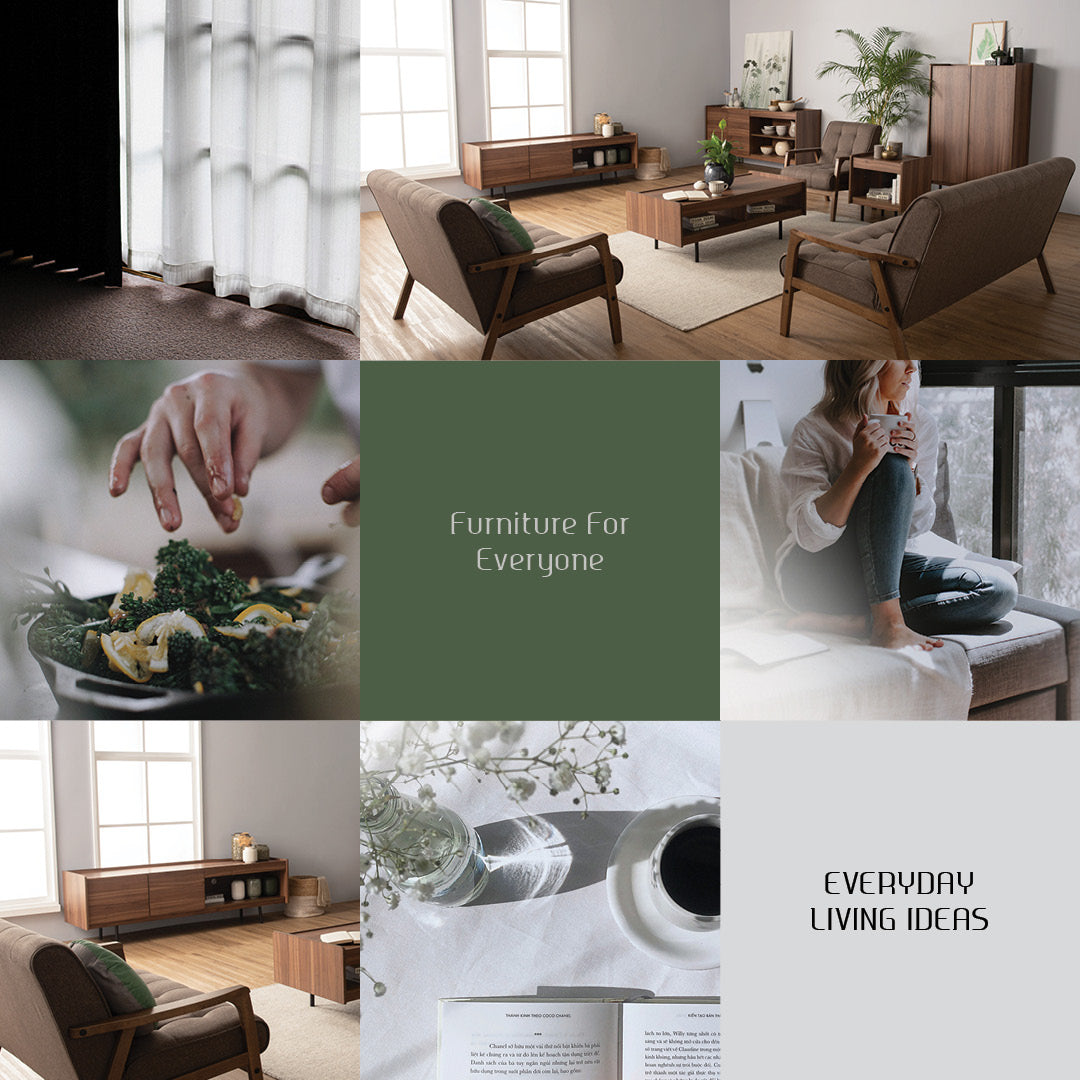 Denver side table in Matt Black Epoxy colour leg, Walnut colour top.