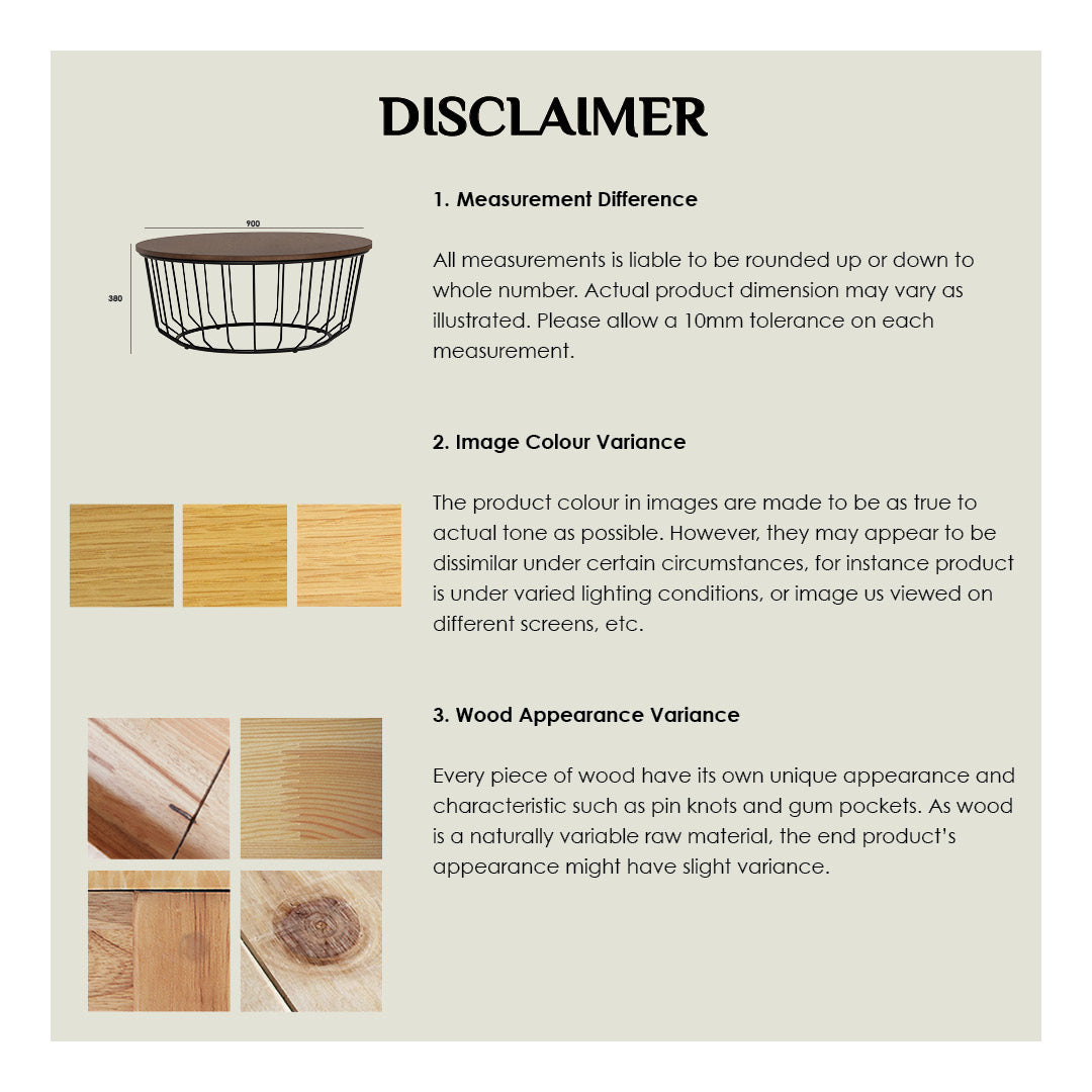 Flux round side table in Cocoa colour top, Matt Black Epoxy leg