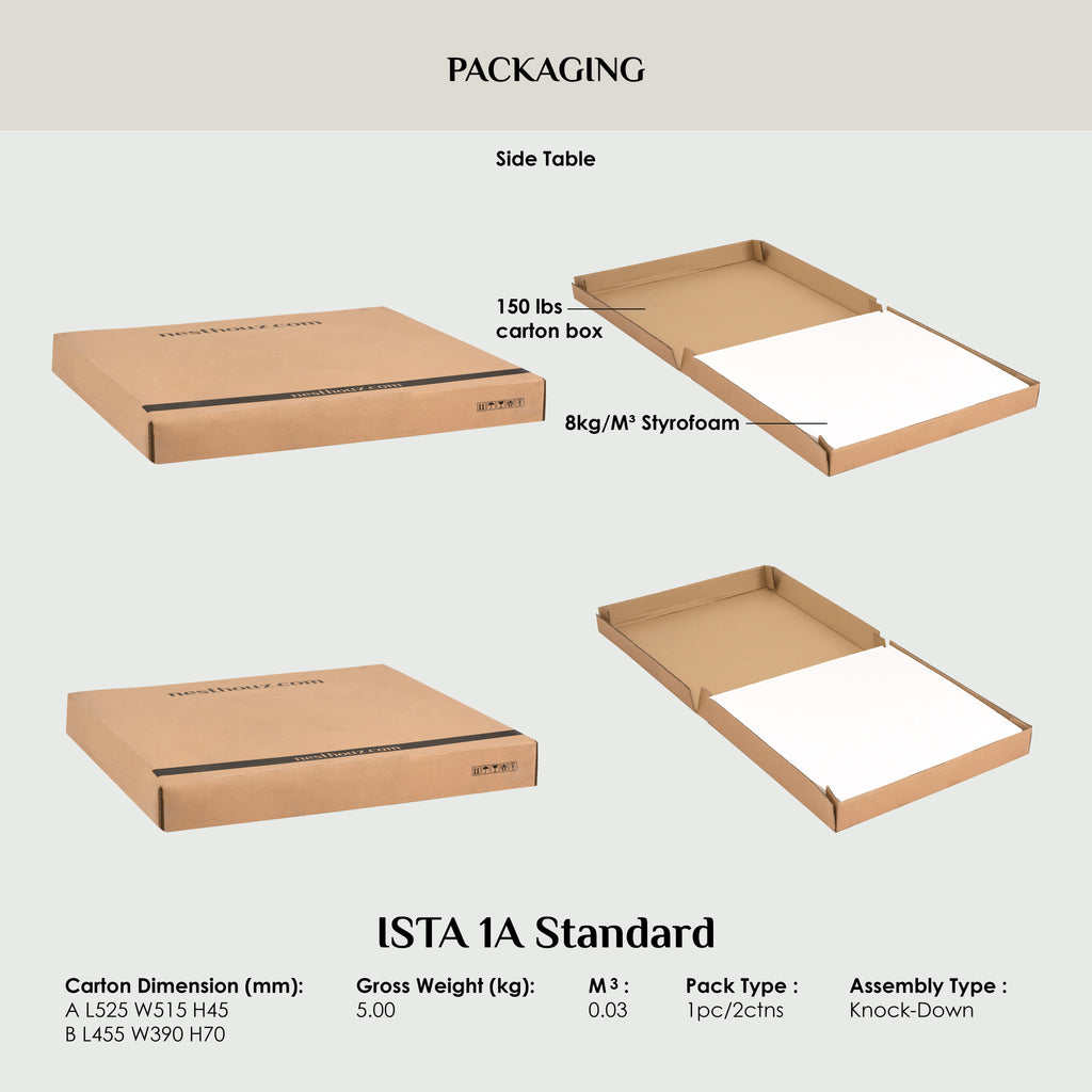 Turner Round Side Table in Matt Black Epoxy leg with Cocoa colour Veneer Top.