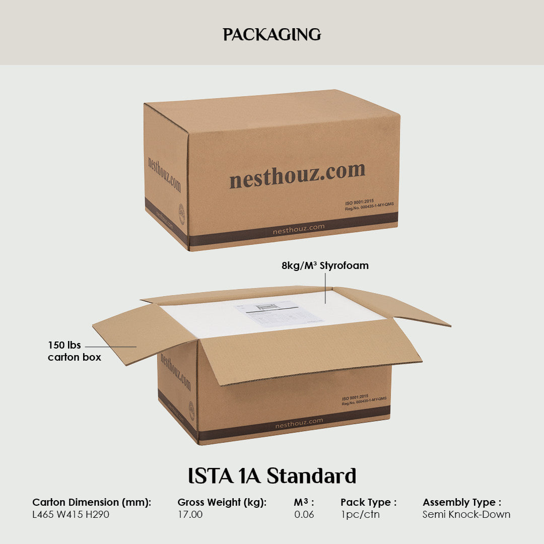 Angus side table in Cocoa colour.