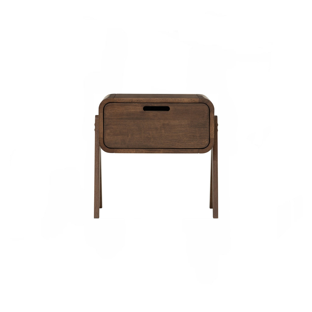 Angus side table in Cocoa colour.