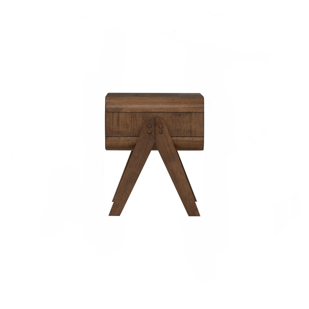 Angus side table in Cocoa colour.