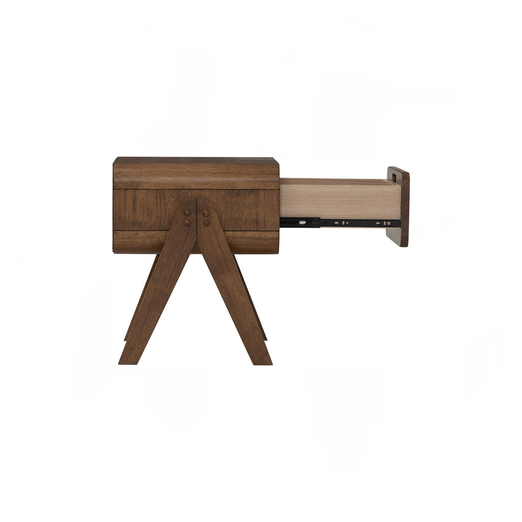 Angus side table in Cocoa colour.