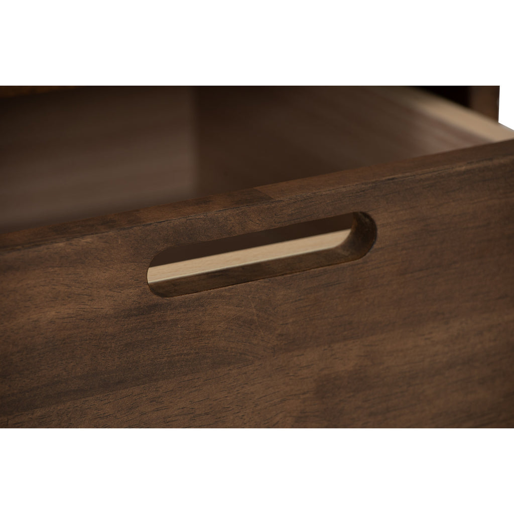 Angus side table in Cocoa colour.