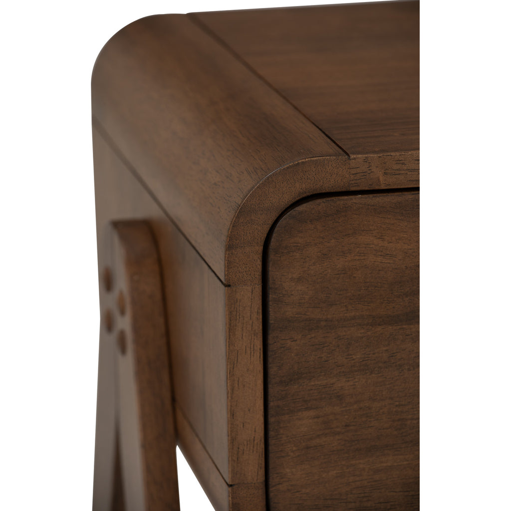 Angus side table in Cocoa colour.