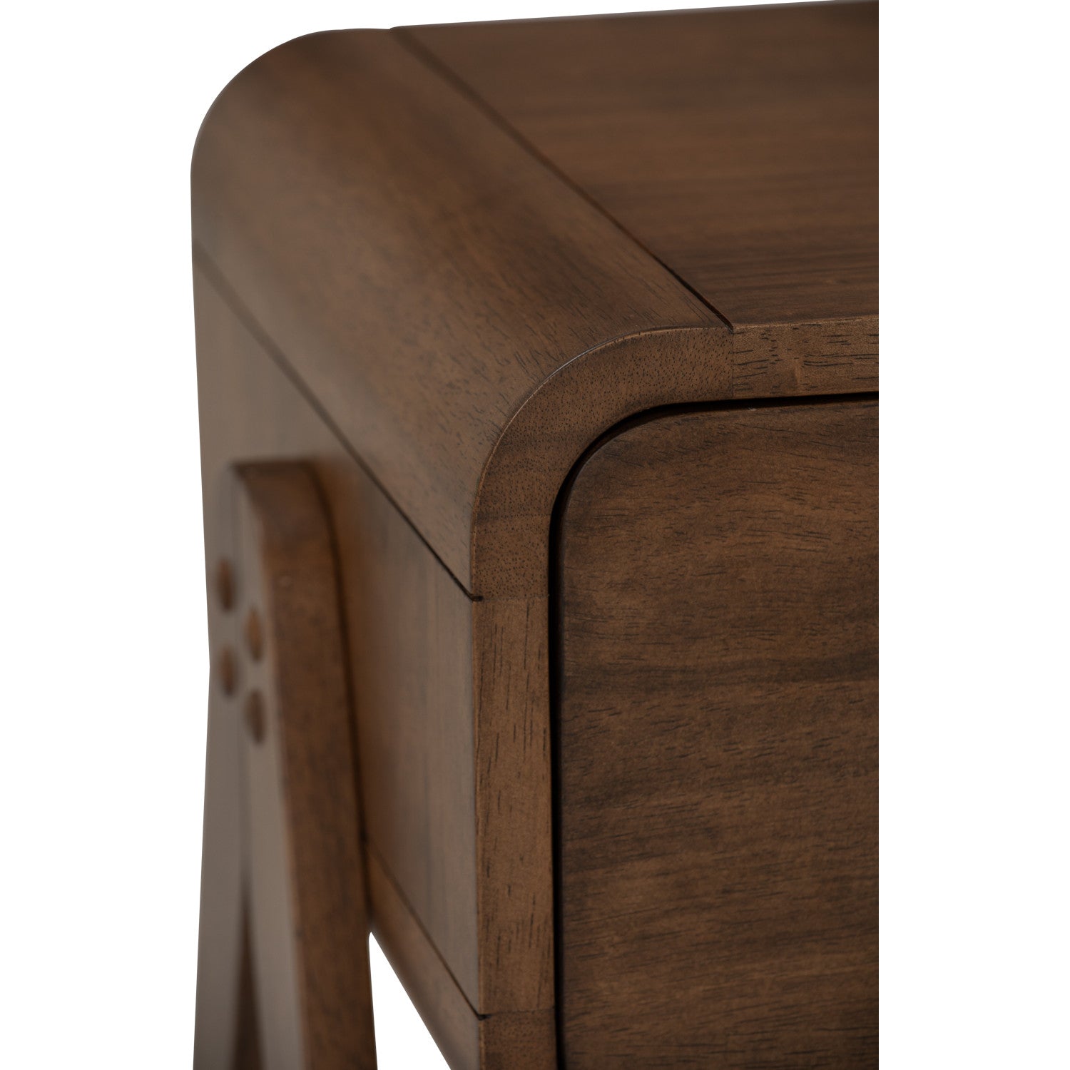 Angus side table in Cocoa colour.