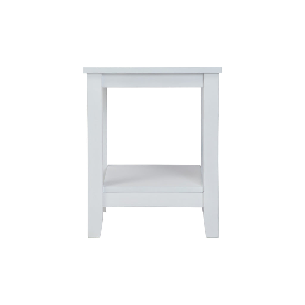 Elina bedside table in White colour