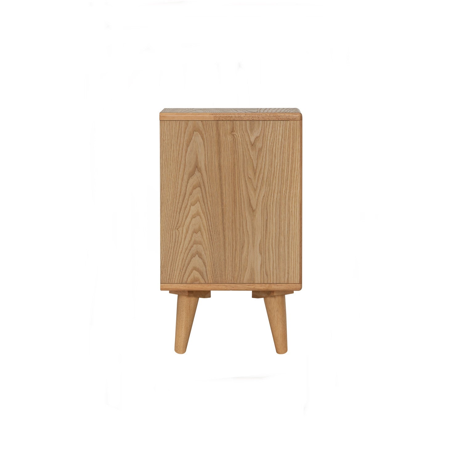 Yara bedside table with 2 drawer in Natural colour