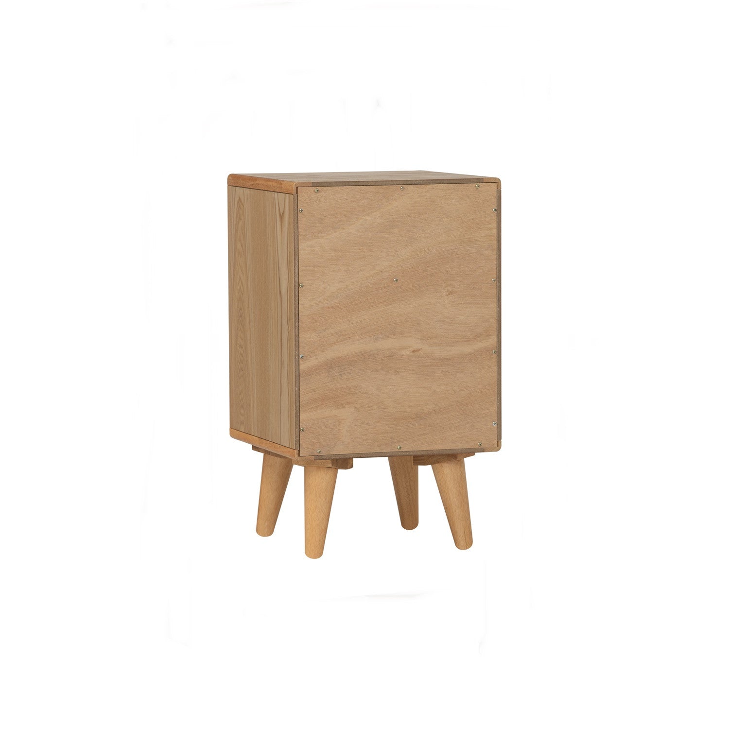 Yara bedside table with 2 drawer in Natural colour