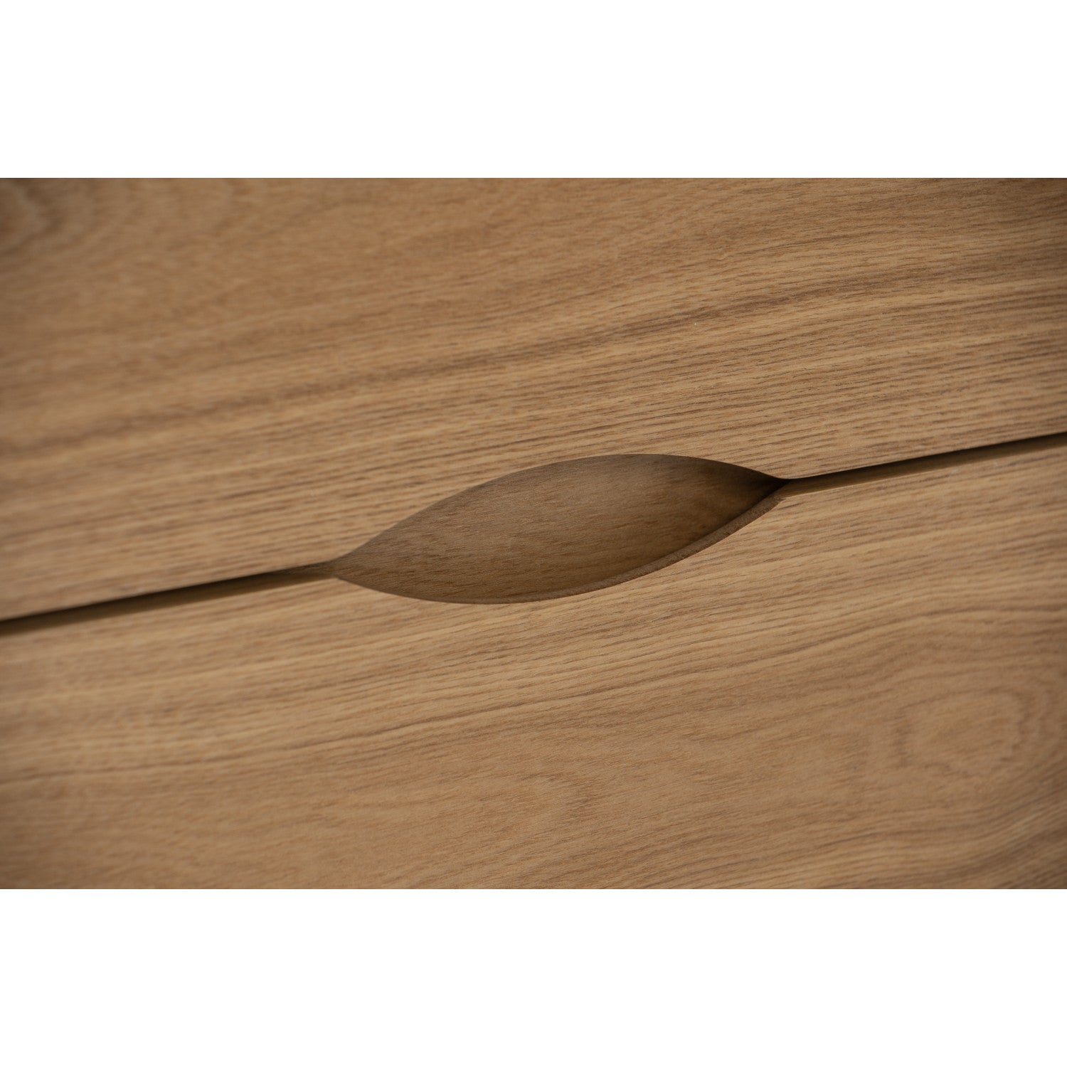 Yara bedside table with 2 drawer in Natural colour